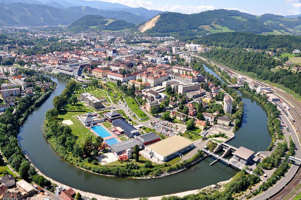 Auszeit Steiraland 8 Mit Ueberdachten Balkon Und Parkplatz Leoben  Kültér fotó